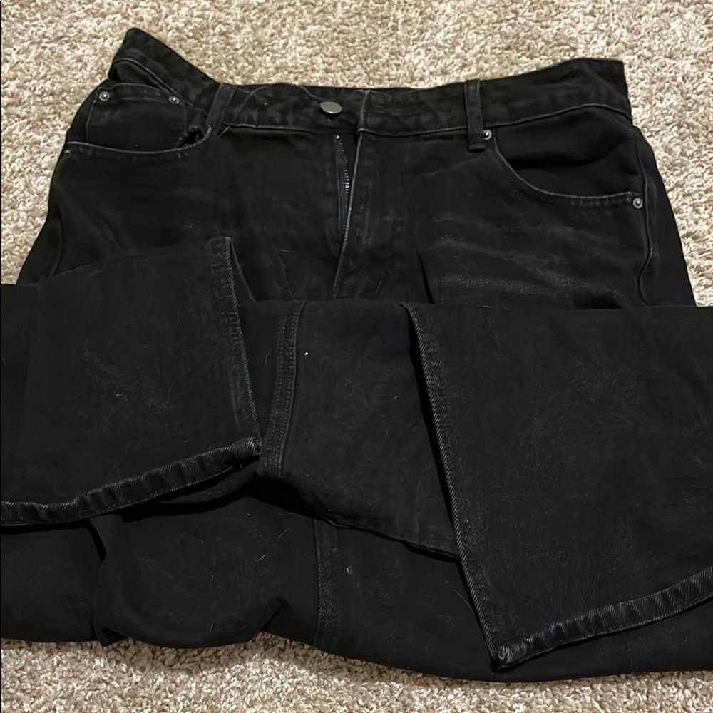 Black Denim Jean skirt